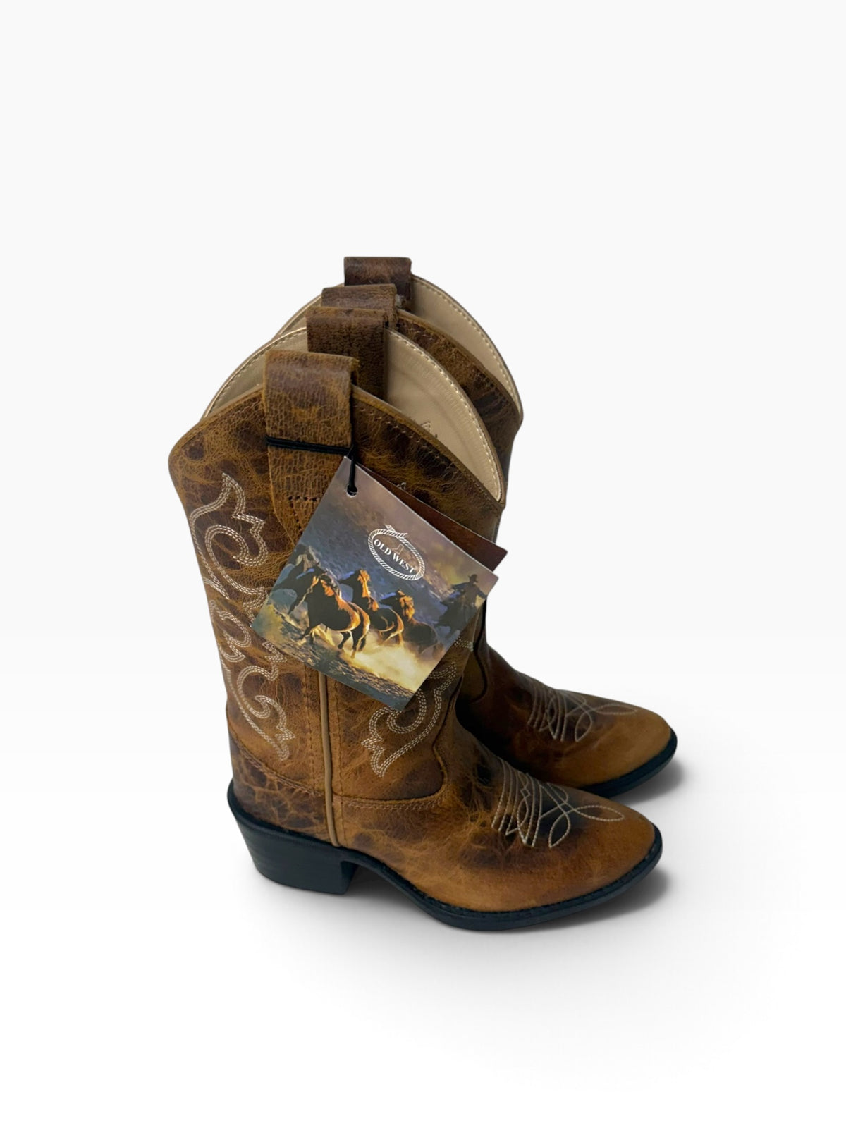 Old West Cowboy Boots – Size 9.5 D – New
