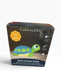 Yogasleep Soundscene turtle sleep sound machine and light projector in retail packaging