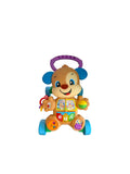 Puppy push walker activity toy on white background